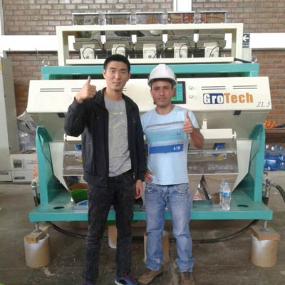 сортировочная машина для цветных бобов в Перу