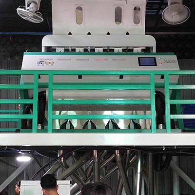 машина для сортировки риса по цвету в мьянме
